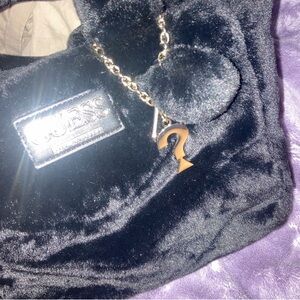 Guess Black Velvet Women's Bag